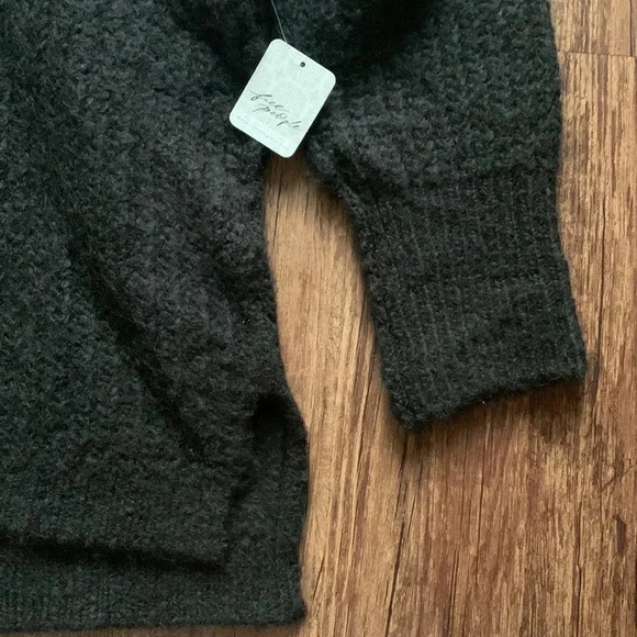 NWT Free People Black Sweater - Picture 5 of 16
